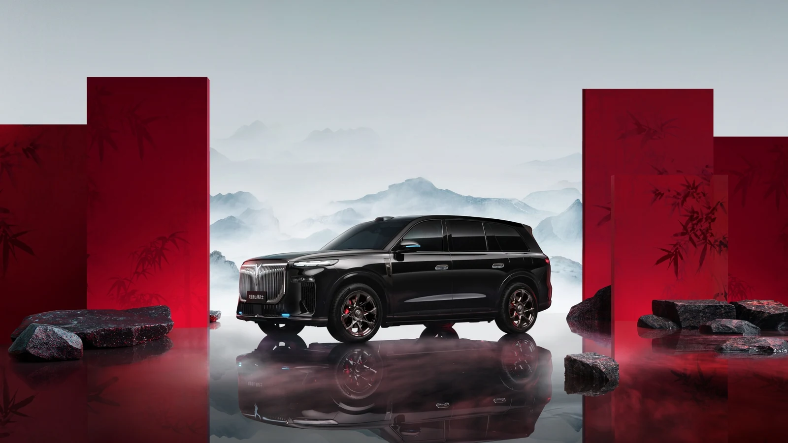 Voyah Taishan Black Edition, официальный вид автомобиля
